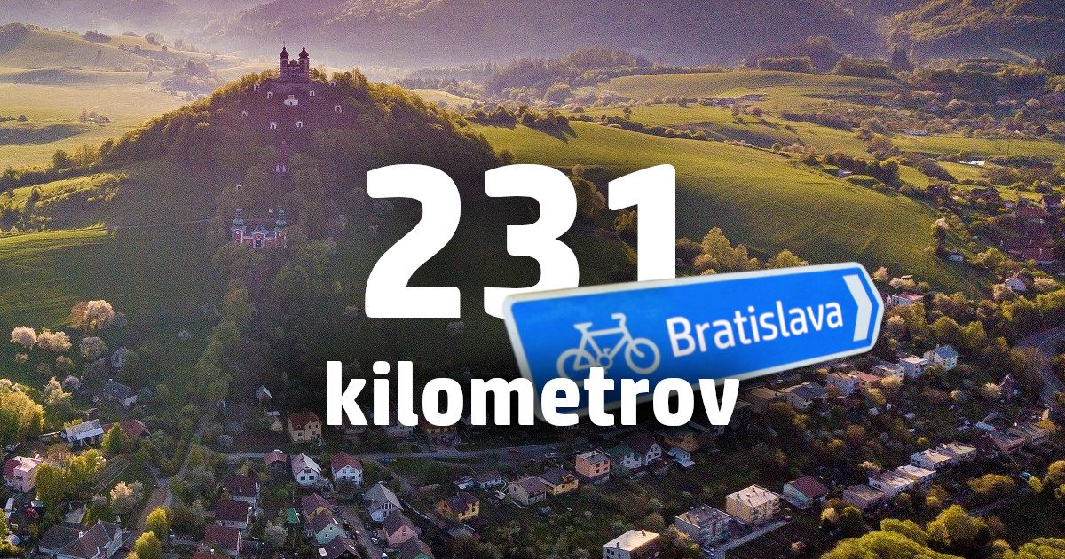10 dôvodov, prečo ísť na bicykli z Banskej Štiavnice do Bratislavy