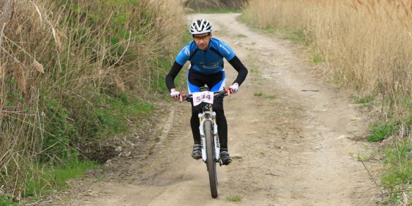 Svätojurský MTB maratón - Marek Cibuľa na cieľovej rovinke