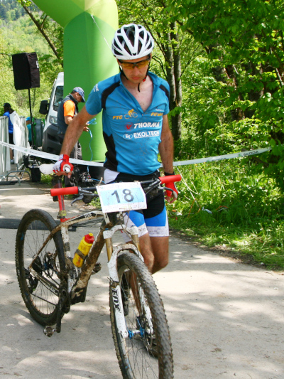 MTB maratón Levočské vrchy - cieľ, Marek Cibuľa, FTC CC Fiľakovo