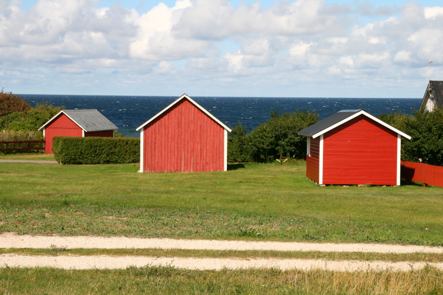 Gotland - rybárske domčeky