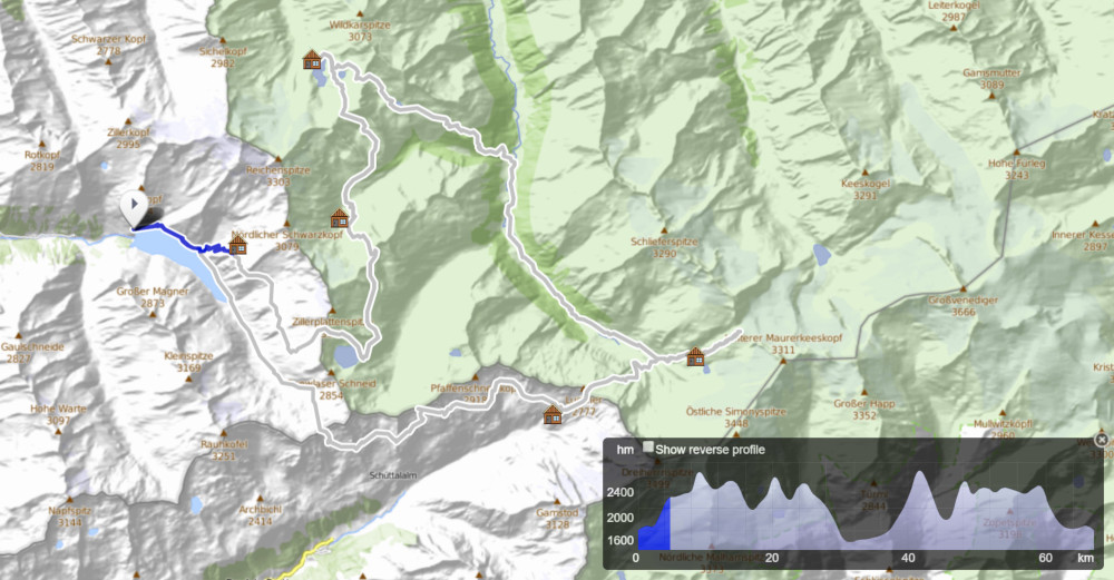 Dreiländer Tour - deň 1, Plauener Hütte