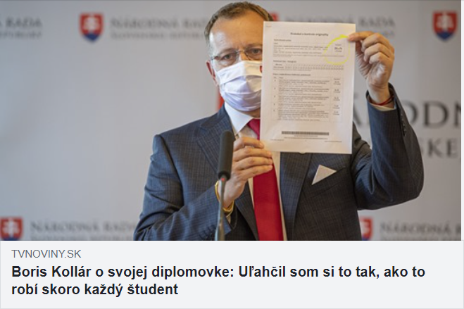 Kollárova diplomovka je plagiát