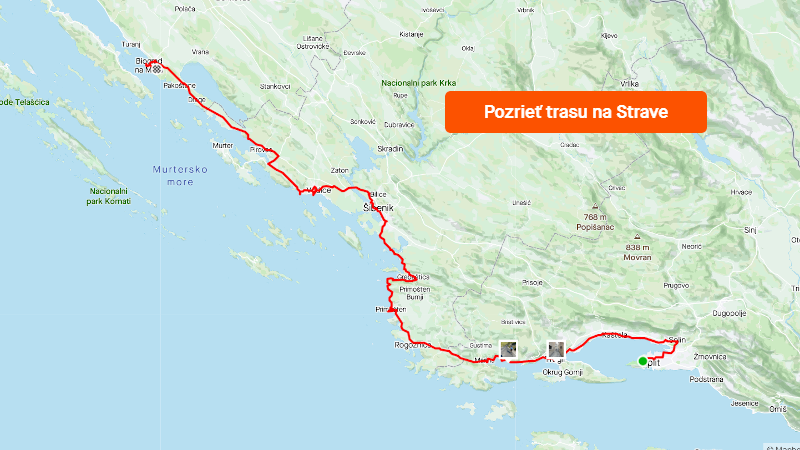 Strava 1000 km jadranských deň 1