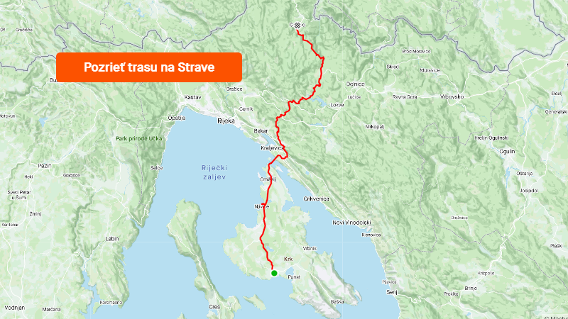 Strava 1000 km jadranských deň 4