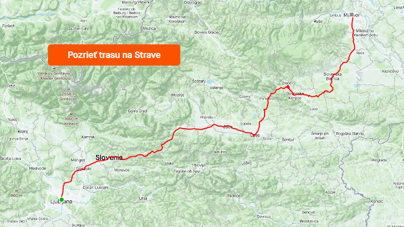 strava trasa ljubljana maribor